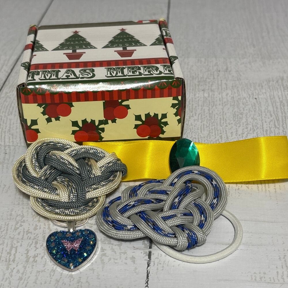 4 Piece Hair & Jewelry Accessory Gift Set Butterfly Celtic